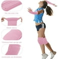 thumbnail image 2 of 2 Sets Volleyball Knee Pads and Arm Sleeves with  Pads for Hitting Passing - Black & Pink, 2 of 2