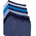 thumbnail image 2 of Calvin Klein INDIGO STRIPES Boys' Boys Cotton 5-Pack Boxer Brief, US S/CH/P(6/7), 2 of 2