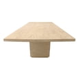 thumbnail image 4 of Flagstaff 108" Solid Wood Dining Table in Stone Natural Finish, 4 of 5