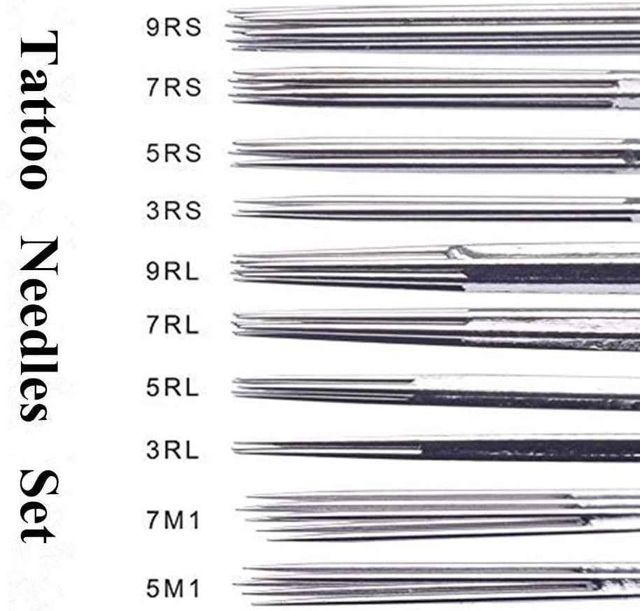 200pcs Sterile Tattoo Needles Kit Steel Round Liner Shader Varied Sizes  Supplies for sale online  eBay in 2023  Beginner tattoos Tattoo needles Tattoo  needle sizes
