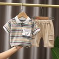 thumbnail image 1 of Conjunto de ropa para bebés de 1 a 5 años, ropa informal a la moda, novedad de verano, 2023 qym unisex, 1 of 2