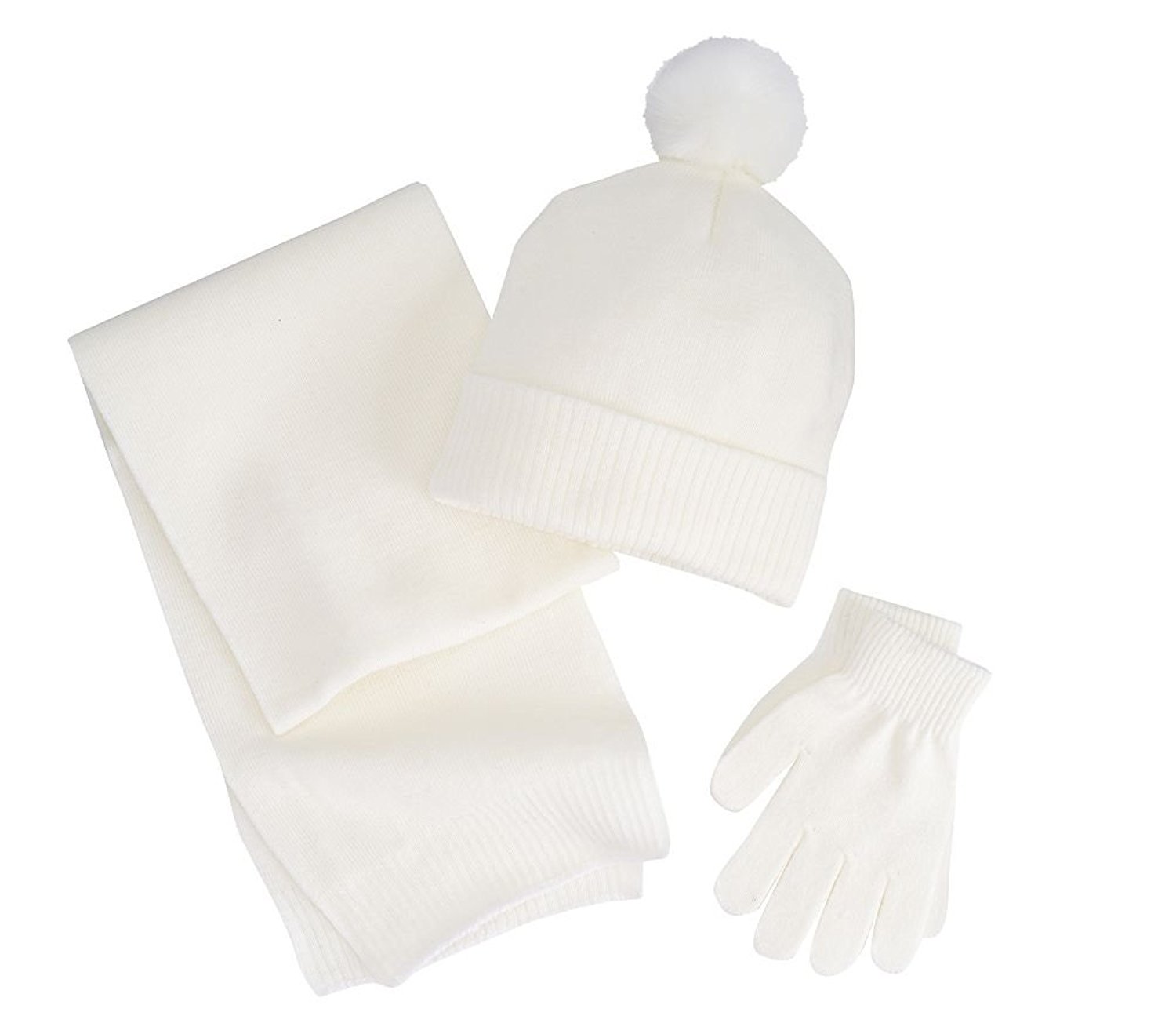 hat gloves scarf set girls
