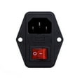 thumbnail image 1 of 3 Pin Power Socket IEC320 Bartop Switch Interruptor Conector Maquina Arcade LED Power On/Off TAPDRA Spare Part, 1 of 4