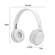 thumbnail image 5 of Auriculares Bluetooth orejeras de proteína de memoria suave y micrófono integrado para iPhone/teléfono Android/PC/TVBlanco Xemadio 223000-1, 5 of 7