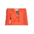thumbnail image 4 of Tommy Hilfiger Women's Roll-Tab Piquba Blazer Orange Size 16, 4 of 4