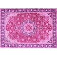 thumbnail image 1 of Ahgly Company Indoor Rectangle Persian Pink Traditional Area Rugs, 7' x 10', 1 of 4