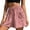 Pink, variant on Bloomae Womens Elastic Waist Wide Leg Shorts Lightweight Drawstring Casual Lounge Short Pants Loose Comfy Summer Beach Vacation Shorts with Pockets