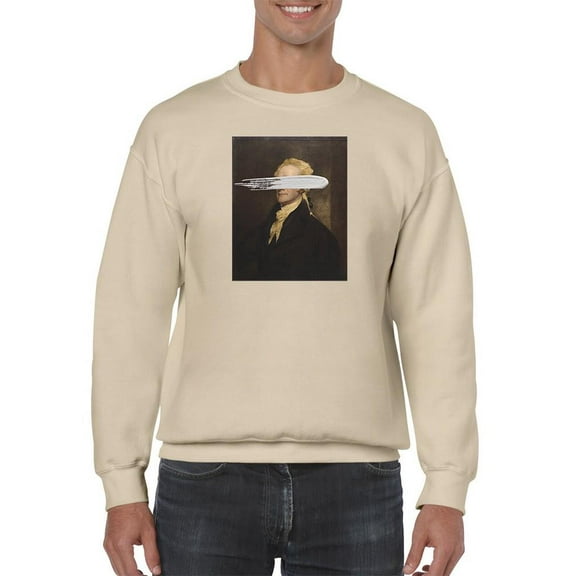 Masked Hamilton Sweatshirt Men -Jennifer Goldberger Designs, Male Large