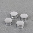 thumbnail image 1 of BESTYASH 4pcs Mirror Mounting Brackets Silver Zinc Alloy Wall Clips for Home Decoration, 1 of 8