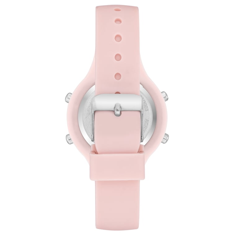 Women\'s Pink Silicone Watch Ladies Watch Square PINK Dial & Pink Silicone Strap W  main image 4