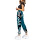 thumbnail image 3 of Gibobby Pantalones de chándal con bolsillo para mujer, estampado, cómodos, de cintura alta, para entrenamiento, salón atlético, informales, para correr (Navy, XS), 3 of 5