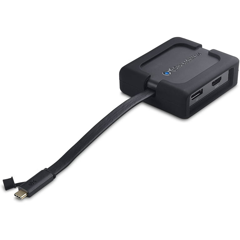 Cable Matters Adaptador USB C a Gigabit Ethernet con carga de 100 W  compatible con MacBook Pro, Dell XPS, Surface Pro - Hasta 480 Mbps para  Chromecast