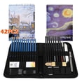 thumbnail image 2 of 35pcs Sketching Drawing Pencils Set Art Graphite Charcoal Artist Kit, 2 of 9