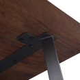 thumbnail image 4 of Simpli Home Rosemead / Watkins SOLID MANGO WOOD and Metal 72 inchWide Mid Century Modern 5 Piece Dining Set in Slate Grey, 4 of 7