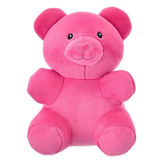 CYFW Small Gummy Bear Plush - 6.3In Valentine'S Day Stuffed Bear Soft Cuddly Plush Toy for Romantic Gifts & Holiday Decor Valentines Day Stuffed Animal (Pink)