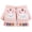 Light pink, variant on Warm Gloves Rabbit Flip Top Gloves Knitted Half Finger Glove Grip Winter Glove Five Finger Mitten Winter Warm Mitten