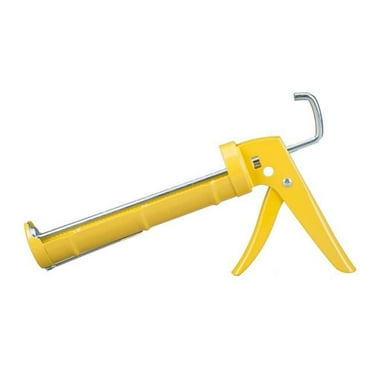 Dripless 273644 10 oz Ratchet Rod 10-1 Ratio Caulk Gun  Yellow