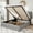 Light Gray, Button Tufted Style, variant on Allewie Queen Size Lift Up Platform Storage Bed Frame with Panel Upholstered Wingback Headboard, Light Gray