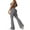 Grey, variant on AEXTO Women Sleeveless Flare Jumpsuits Sexy Backless Tank Tops Bodycon Scrunch Butt Yoga Rompers Seamless Unitard Playsuit Sportswear, Activewear Clothing