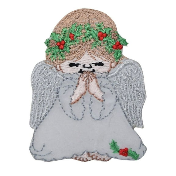 Praying Angel - Iron On Applique/Embroidered Patch