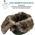 thumbnail image 5 of Hat With Ear Flaps Unisex Faux Fur Waterproof Winter Hunting Hat Green, 5 of 5