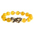 thumbnail image 4 of Pulsera Pi Yao, pulseras de cuentas, regalo de aniversario duradero hecho a mano, accesorios de joyería de moda de estilo chino, pulsera para uso diario El azul se vuelve amarillo Yinane Pulseras de cuentas, 4 of 8