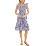 Nanette Lepore Smocked Midi Dress