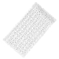 thumbnail image 1 of Yuarrent Alfombrilla antideslizante para baño, ducha, baño, almohadilla de PVC con ventosas, alfombrilla antideslizante para bañera Juegos de accesorios de baño blanco Yuarrent HA000330-01B, 1 of 8