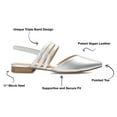 thumbnail image 3 of Journee Collection Womens Brinney Ballet Pointed Toe Pull On Flats, 3 of 6
