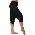 thumbnail image 4 of Capri Pants For Women,Dressy Bermuda Shorts Womens Golf Shorts Wide Leg Linen Shorts Sweat Pants Shorts Athletic Lounge Casual Pants High Waist Shorts Beach Shorts Knee Length Shorts, 4 of 7