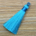 thumbnail image 4 of U8MO 8CM Short Fat Ice Silk Tassel Trim Craft Jewelry Making DIY Accessory Pendant-Sapphire blue, 4 of 9