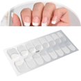 thumbnail image 5 of 4 láminas de gel semicurado brillante para uñas de mujer, resistentes al agua, de larga duración y fáciles de retirar., 5 of 5