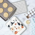thumbnail image 5 of Yayeee Pot Holders Kitchen Heat Resistant with Pocket 7"x9.8" Cotton Oven Cooking Hot Pads, White Cartoon Halloween Ghosts, 5 of 7