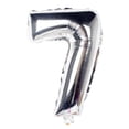thumbnail image 1 of RENACLIPY 1Set Large Number Balloons Silver Shape For Business Events Photo Props, 1 of 2