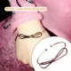 thumbnail image 3 of Sonducket Brazalete de brazo, joyería de Metal, exquisito brazalete para mujer, adorno para el cuerpo, adorno de mano, para brazos con forma Ropa, zapatos y accesorios Miscelánea Lazo, oro rosa, 3 of 6