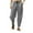 Gray, variant on YUGYXL Men's Big and Tall Cotton Linen Pants Elastic Waist Drawstring Straight Pants with Pockets Outdoor Casual Pants Beige M