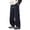 Marine, variante sur Pantalon Décontracté pour Hommes de Grande Rue, Coupe Ample, Cargo, à Boutons, pour un Usage Quotidien et la Mode Automne