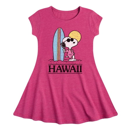 

Peanuts - Hawaii - Toddler And Youth Girls Fit And Flare Dress