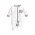 thumbnail image 2 of Amzcrzy Childrens Onesies Long-Sleeved Bodysuit Baby Romper Baby Girl Clothes Baby Girl Newborn Essentials Newborn Girl Clothes Baby Girl Onesies Infant Girl Clothes Baby Onesies, 2 of 6