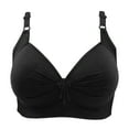 thumbnail image 6 of Hjlmsx Womens Plus Size No Underwire Bras Large Cup Everday Bras Full Coverage Push Up Bras Underwear 3 Packs, 6 of 7