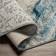 thumbnail image 4 of Surya Tibetan TBT-2326 108x148" Rectangle Fabric Rug in Teal Blue/Charcoal, 4 of 7