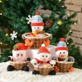 thumbnail image 5 of Christmas Basket Candy Basket Bamboo Storage Basket Winter Holiday Christmas Fireplace Shelf Tabletop Ornaments Child Xmas Gifts Basket, 5 of 6
