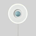 thumbnail image 5 of Claxy White Round LED Wall Sconce with Pull Chain Switch, 5 of 7