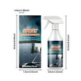 thumbnail image 3 of CaiYueKe Anti-Fog Spray for Car Windshield Glass, Streak-Free Interior Windshield Cleaner and Defogger, Prevents Fog and Condensation, Safe for Tinted Windows, Quick Application, Long-Lasting Clarity, 3 of 9