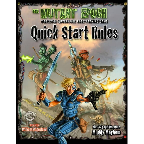 Outland Arts Mutant Epoch - Quick Start Rules New