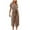 Khaki, variant on gakvbuo Jumpsuits For Women Summmer Dressy Wedding Fashion Women's Casual Solid Color Short Sleeve Pocket Lace Up Loose Rompers Jumpsuit