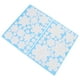 thumbnail image 3 of hojas de pegatinas navideñas de PVC con forma de copo de nieve, pegatinas luminosas para decorar., 3 of 7