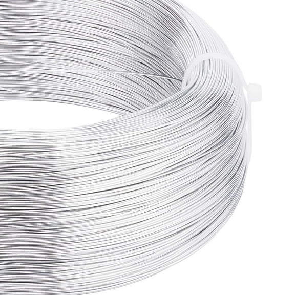 22 Gauge Silver Aluminum Wire - 918FT Bendable Metal Wire for Jewelry Making Beading Sculpting DIY Crafts diy