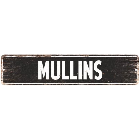 MULLINS Gift Street Sign Home Decor Chic Gift 4x18 204180003388