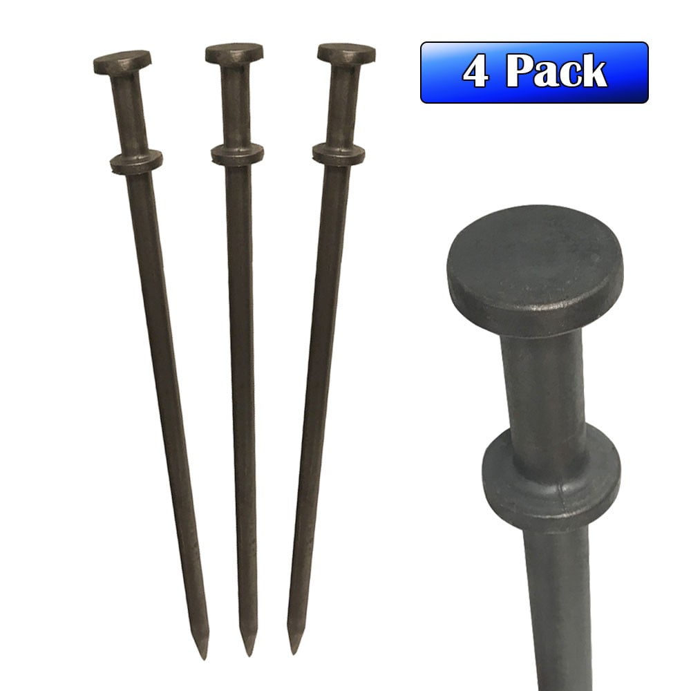 30 Metal Galvanized Steel Tent Pegs Garden Stakes Fence Tarp Camping Heavy Duty